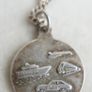 Vintage Sterling Silver St Christopher pendant on 16" Sterling Silver Chain - 6,5g Image 4