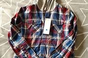 Brand new with tag boys hooded shirt
