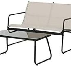 4 Pieces, Garden Table and Chairs