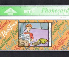 1994 United Kingdom 20 unit British Telecom Toshiba Radio Times - Horror Special (Landis & Gyr) Phone card used
