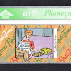 1994 United Kingdom 20 unit British Telecom Toshiba Radio Times - Horror Special (Landis & Gyr) Phone card used
