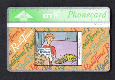 1994 United Kingdom 20 unit British Telecom Toshiba Radio Times - Horror Special (Landis & Gyr) Phone card used