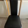 6 Oak dining chairs Image 2