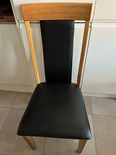 6 Oak dining chairs