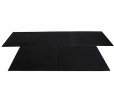 Heavy Duty 20mm Thick Rubber Gym Floor Mats 1m X1m Commercial Grade