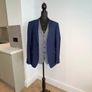 Benetti Three Piece Tailored Fit Suit Petrol Blue Image 3
