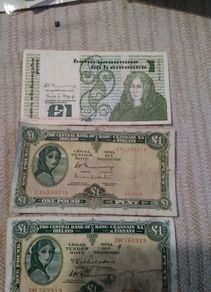 Notes Four Eire Banknotes