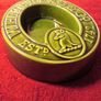 Vintage Green Whitbread & Co. Est 1742 Castle Assoc Porcelain Nut Dish / Ashtray Image 2