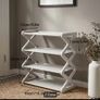 4 tier x shaped shoe rack Image 2