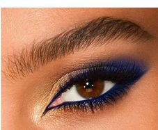 Blue Mascara - great for daily or party makeup + matching eye shadows & eyeliners available