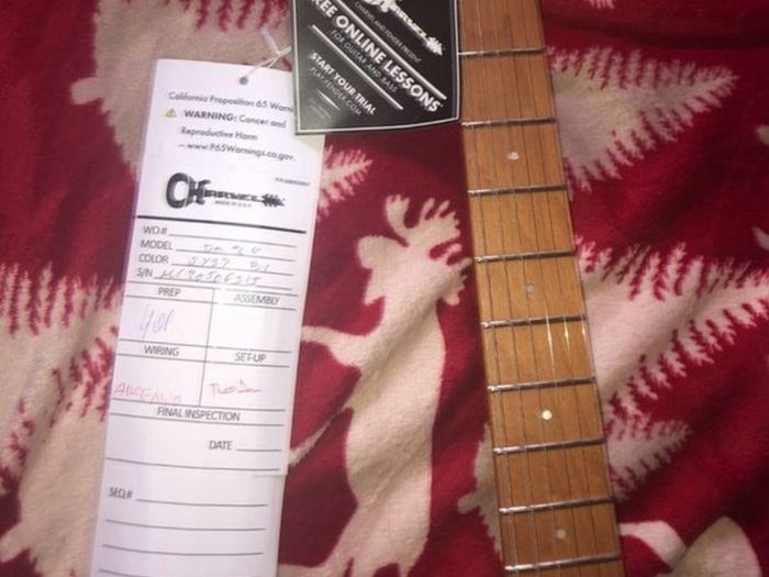 Charvel Pro Mod DK24 carmelized maple neck fretboard  Made in Mexico 2020 brand new electric guitar parts accessories