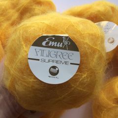 Luxury mohair in sunny yellow shade