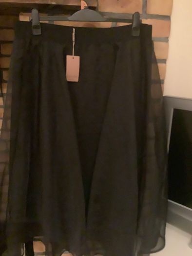 New Black Organza Skirt