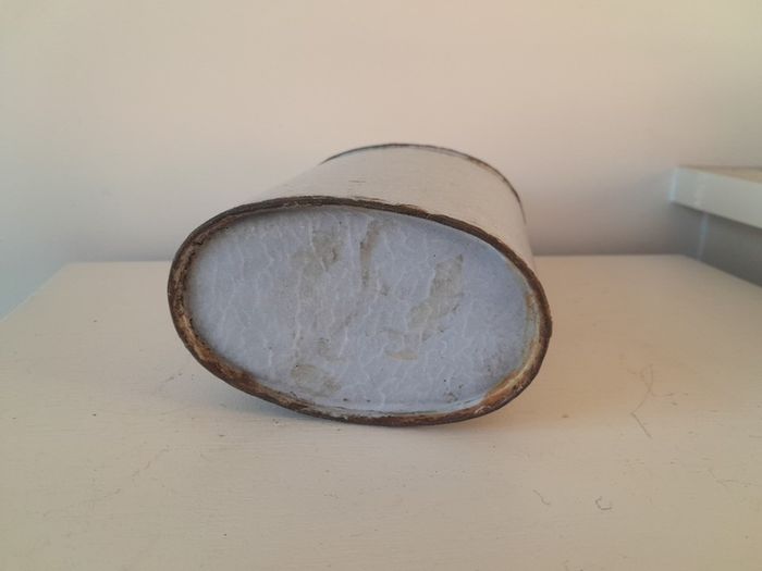 Antique Enamelware Graniteware Flask
