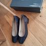Barminton Ocean Blue Metalic Leather Shoes (39) Image 5