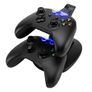 Xbox One S X Controller Dual Charger Docking Station Charging Stand Dock Black Image 3