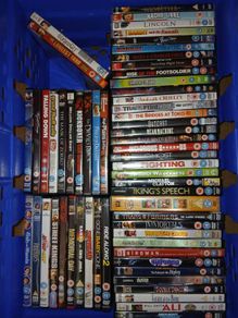 Audio,Cds,DvD,Bluray, Tapes.
