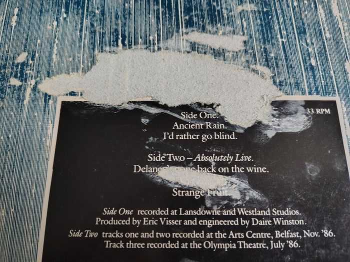 Mary Coughlan - Ancient Rain Vinyl EP (1986) Acoustic Folk Blues EX+