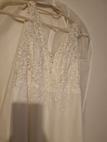 wedding dress.