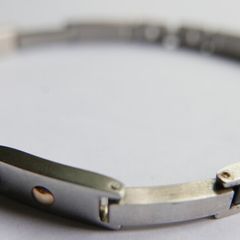 Magnetic Therapy Stainless Steel  Bangle  Bracelet 8,5" long