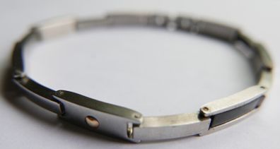 Magnetic Therapy Stainless Steel  Bangle  Bracelet 8,5" long