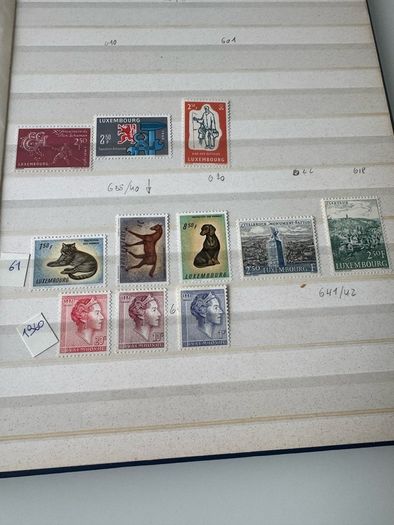 LUXEMBURG collection in stamp album