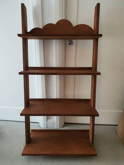 Beautiful bespoke design shelving |  childs bedroom | cloud design