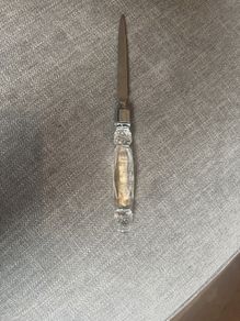 Irish crystal letter opener