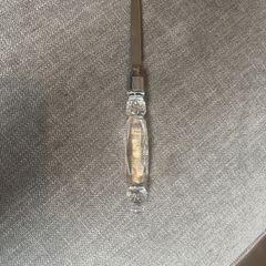 Irish crystal letter opener