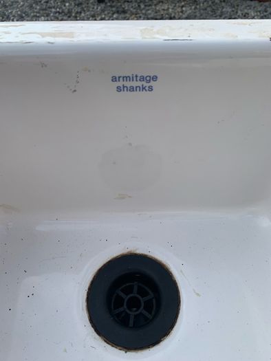 Original Armitage Shanks Ceramic Sink.