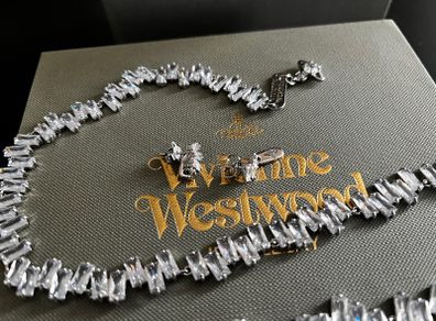 Vivienne Westwood Choker, bracelet and matching earrings.