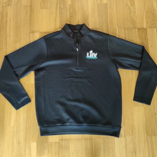 Super Bowl LIV (54) Antigua black quarter-zip
