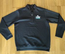 Super Bowl LIV (54) Antigua black quarter-zip