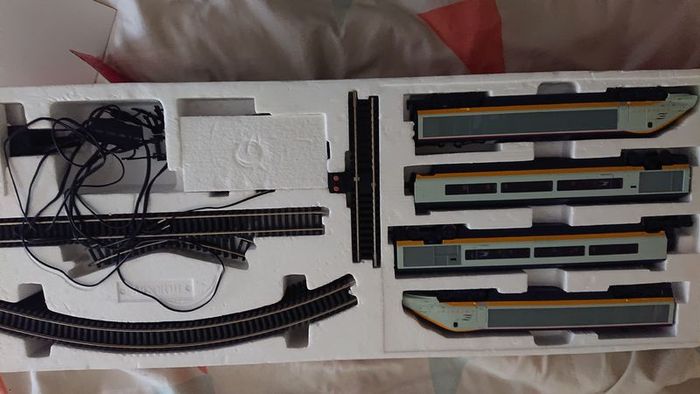 Hornby R1071 Eurostar Complete Boxed Train Set Tested & Working