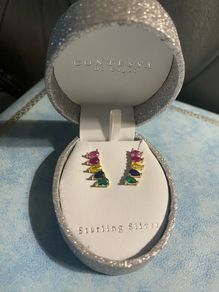Sterling silver gold plated earrings