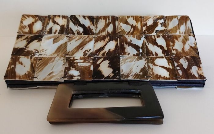 Mother of Pearl Mosaic Style Handbag