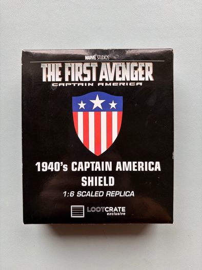 1940s Captain America Shield 1:16 Replica - Marvel - Loot Crate Exclusive
