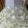 7 Glass Footed Ice Cream Bowls Image 5