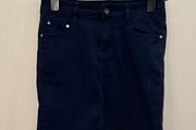 BS JEANS Navy Blue Stretch Denim Mini Skirt Size 8!