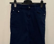 BS JEANS Navy Blue Stretch Denim Mini Skirt Size 8!