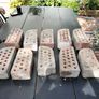 Antique salvaged bullnose bricks Image 4