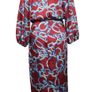 ZARA multicoloured silk wrap dress size M Image 2