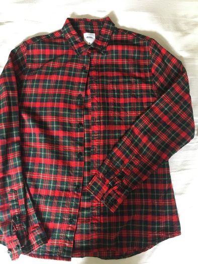 Burtons Mens Red Check Shirt