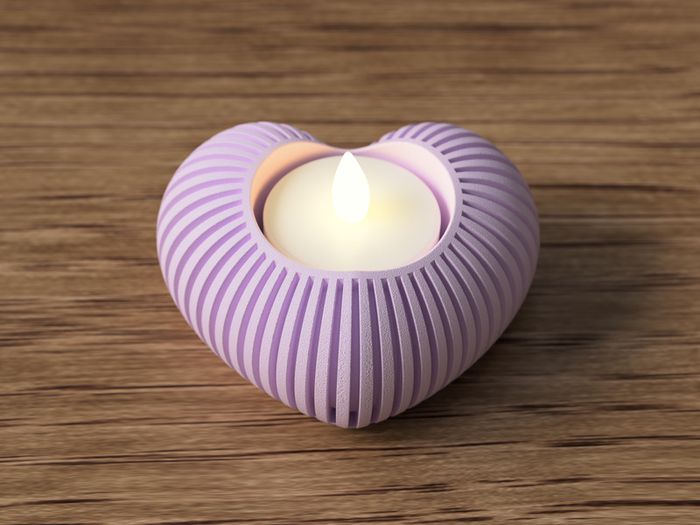 Heart Shaped Tea Light Holder