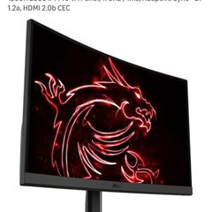 MSI G32CQ4 E2 31.5 Inch WQHD Curved Gaming Monitor