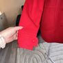 Ladies Fully Lined Red Coat from Dunnes Stores. Size UK 14 / EU 42 Image 8