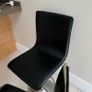 3 Kitchen Bar Stools Black with silver finish Image 2