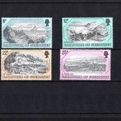 1982 Guernsey Old Guernsey Prints II Commemorative Stamps Mint Never Hinged (MNH)