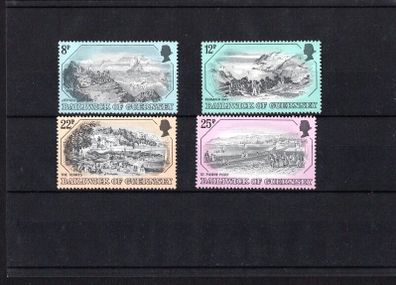 1982 Guernsey Old Guernsey Prints II Commemorative Stamps Mint Never Hinged (MNH)