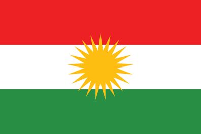 Kurdistan flag Large 150 x 90cm